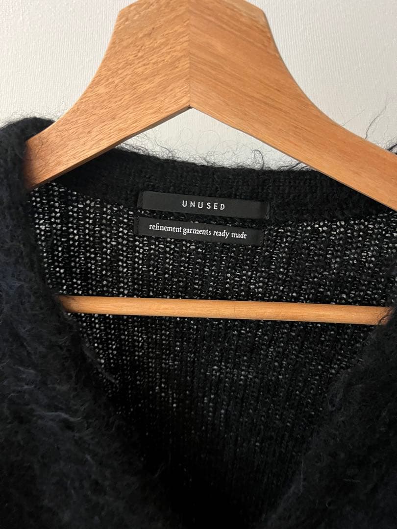 野村訓市氏着用 unused US1642 mohair cardigan