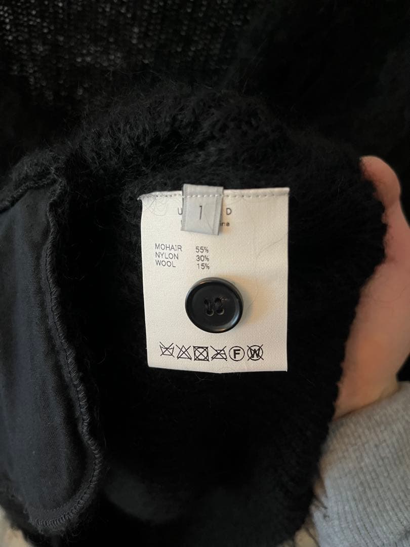 野村訓市氏着用 unused US1642 mohair cardigan