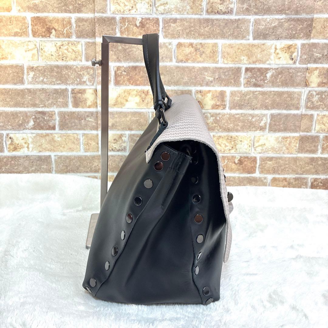 【美品】ザネラート POSTINA L ショルダーバッグ　　ハンドバッグ