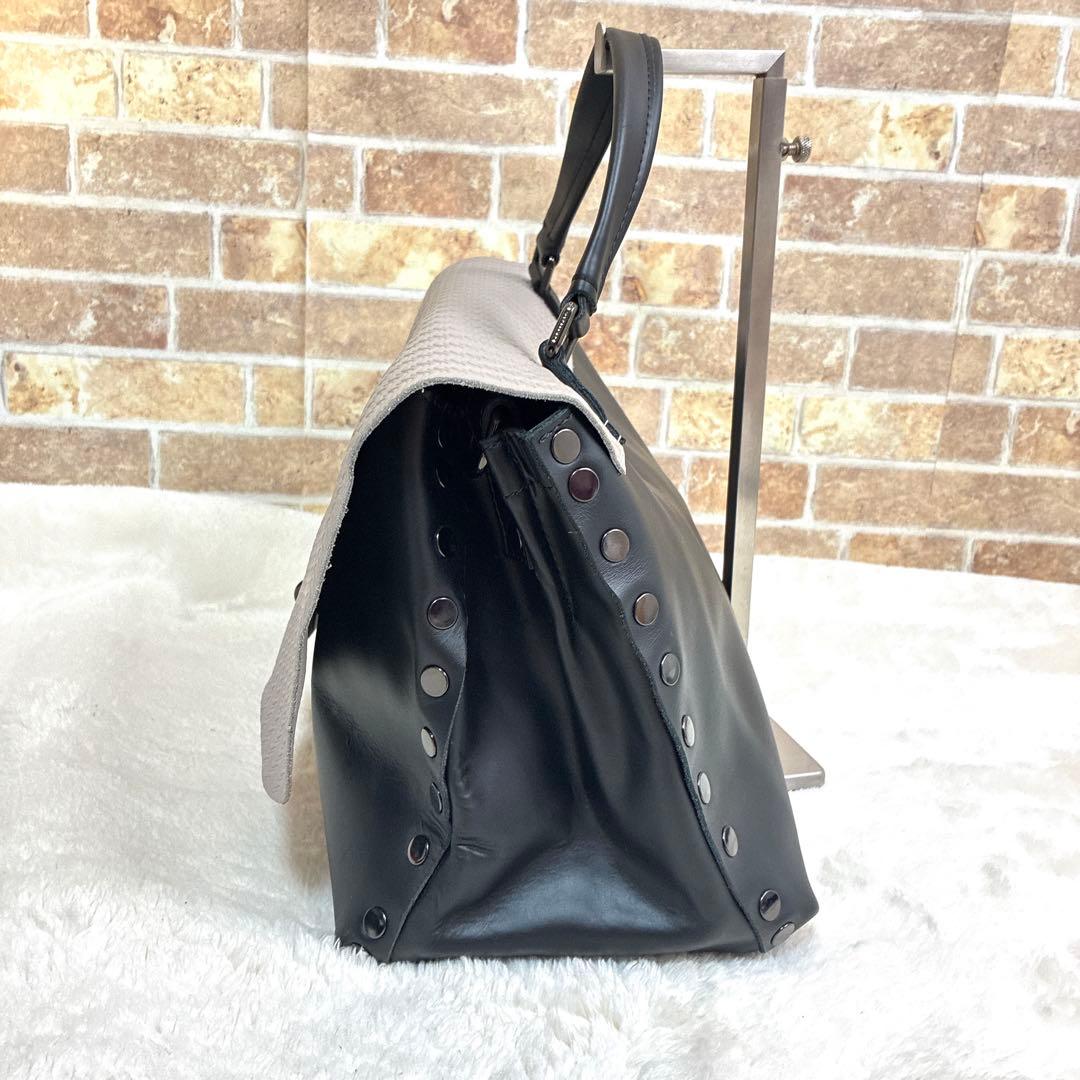 【美品】ザネラート POSTINA L ショルダーバッグ　　ハンドバッグ