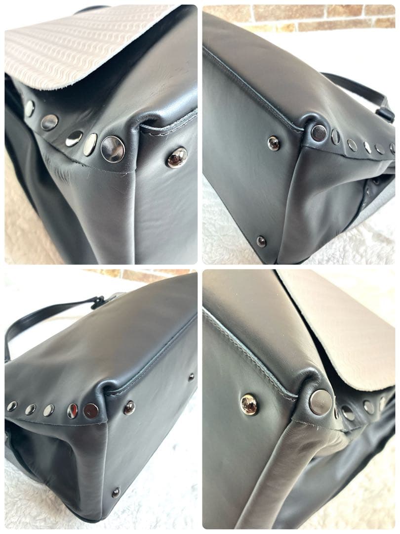 【美品】ザネラート POSTINA L ショルダーバッグ　　ハンドバッグ