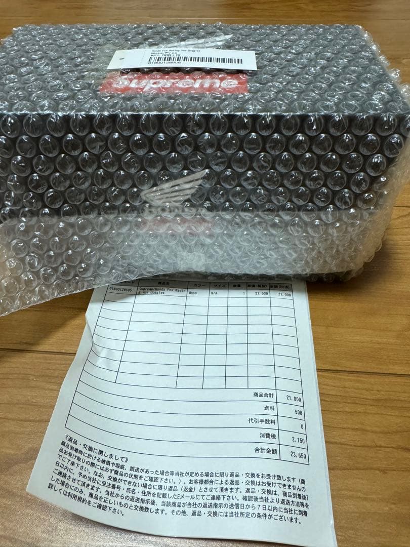 新品Supreme Honda Fox Racing Gogglesゴーグル