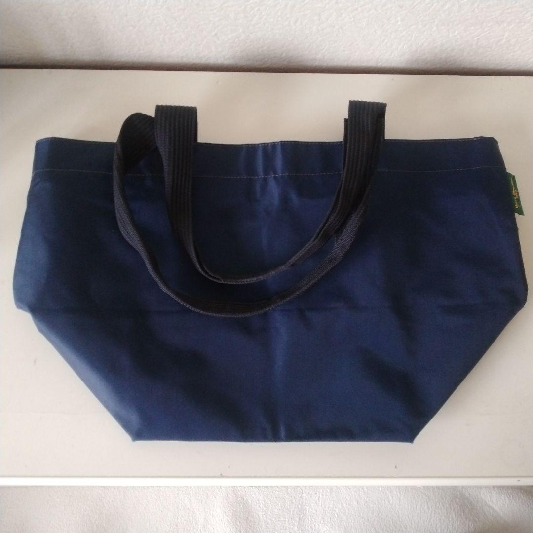 エルベシャプリエ 1028N 舟形トートバッグ　ネイビー×カーキ