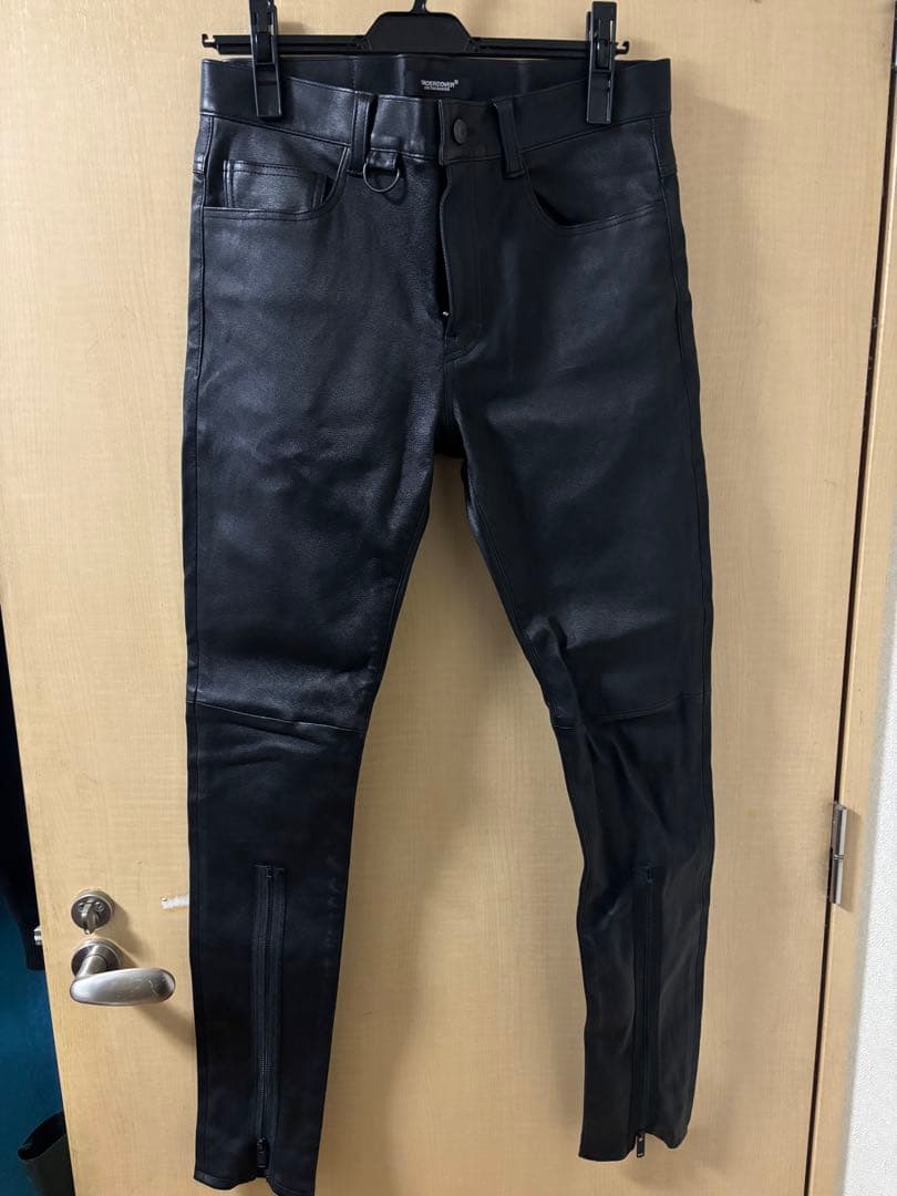 UNDERCOVER ラムレザースキニーパンツ　2019SS 本革