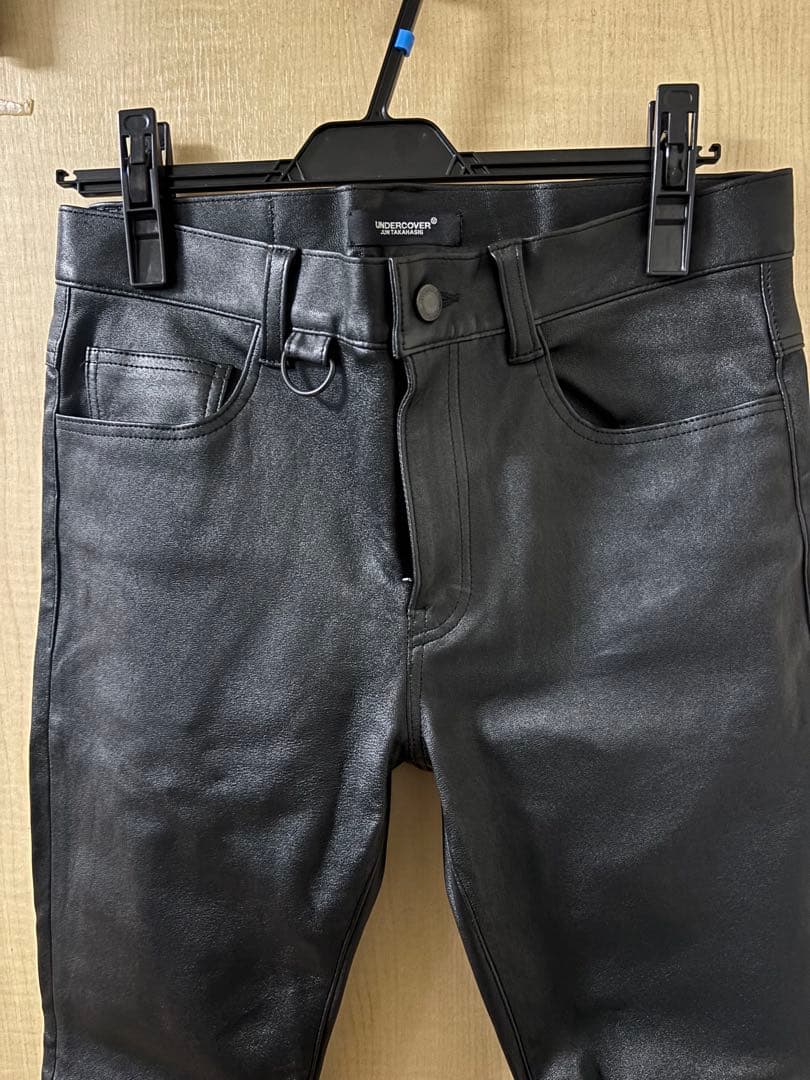 UNDERCOVER ラムレザースキニーパンツ　2019SS 本革