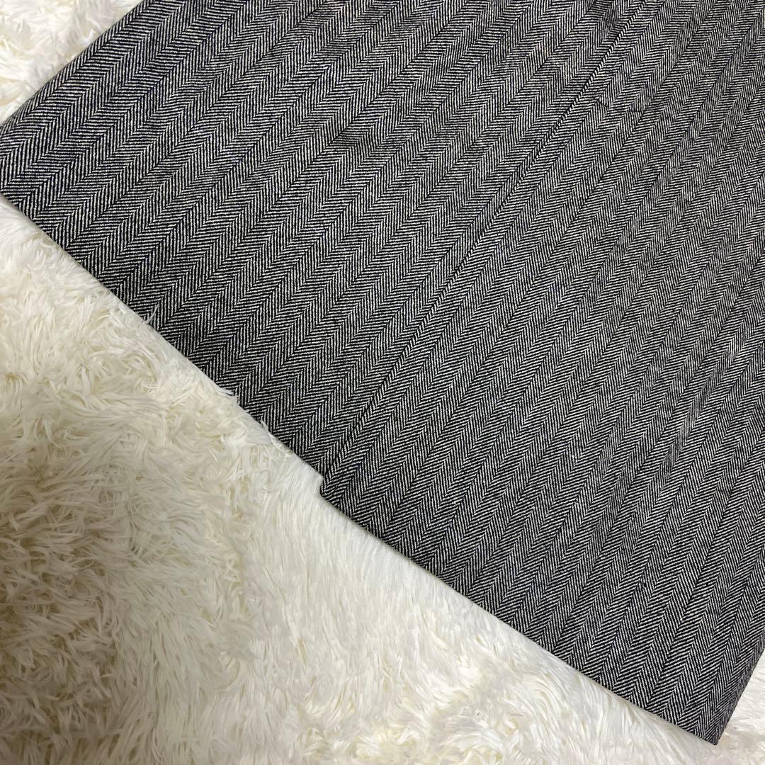 ✨BURBERRYカシミア ヘリンボーン ステンカラーコート ツイードウール✨