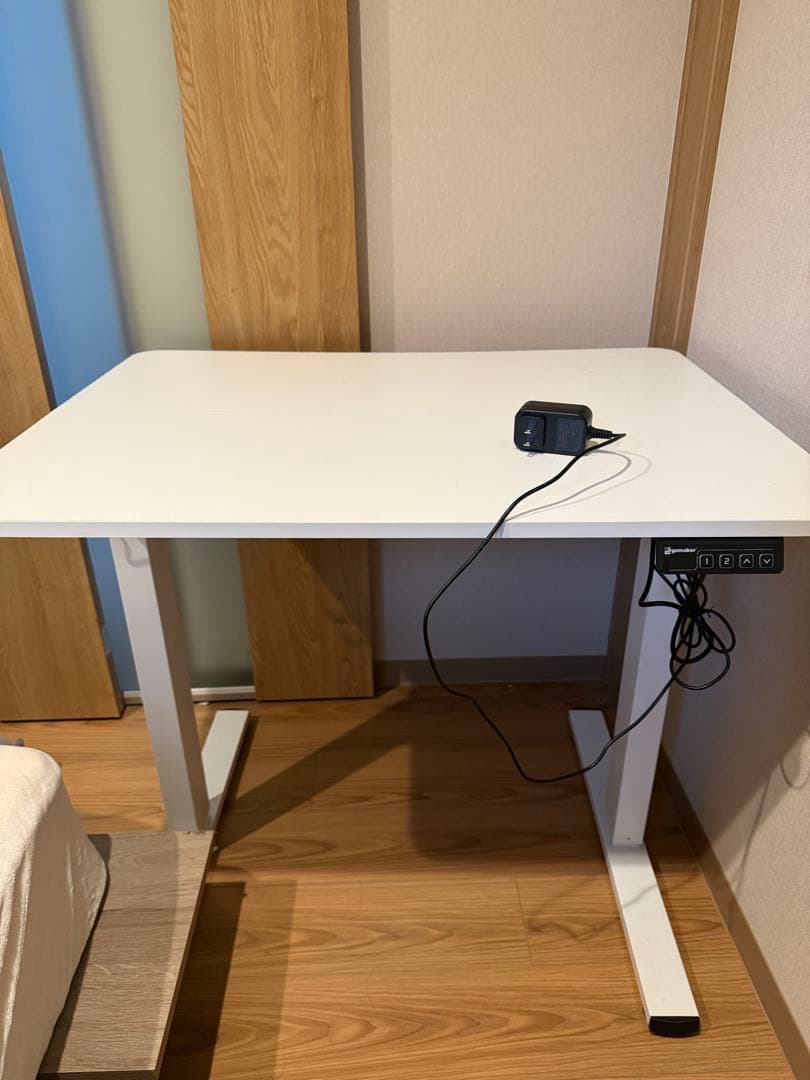 昇降デスク 幅80×奥行60CM 電動式昇降デスク
