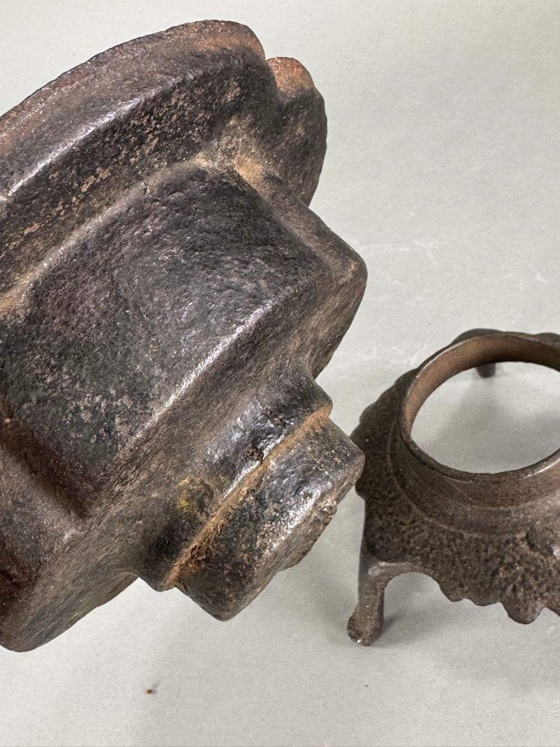 いけばな　池坊　鋳鉄　希少鉄花器　立花　生花　古流　未生流　龍生派　花瓶　華道具