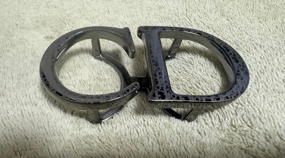 ディオール CD ベルトバックル 35mm ガンメタル