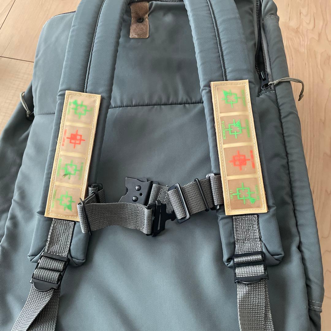 ヴィテージ希少LUGGAGE LABEL山口タグエアフォースナイロン