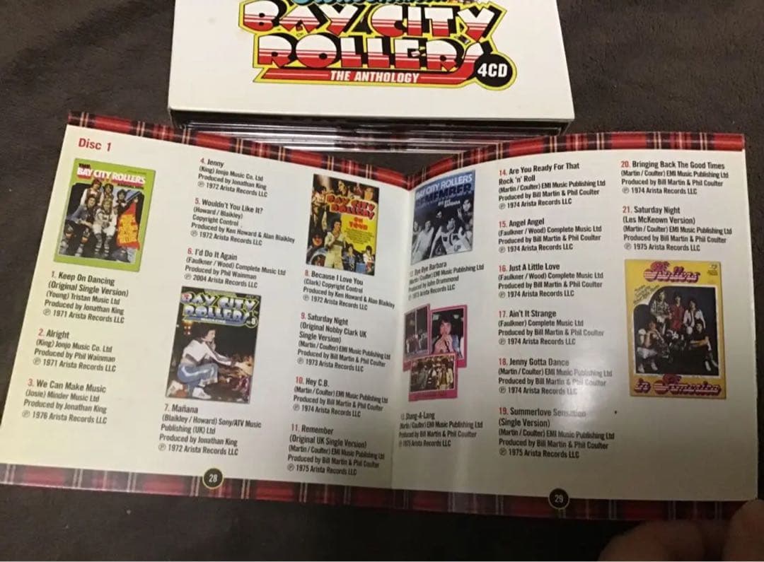 美品❗️究極アンソロジー4CD『ベイ・シティ・ローラーズ/Rollermania』