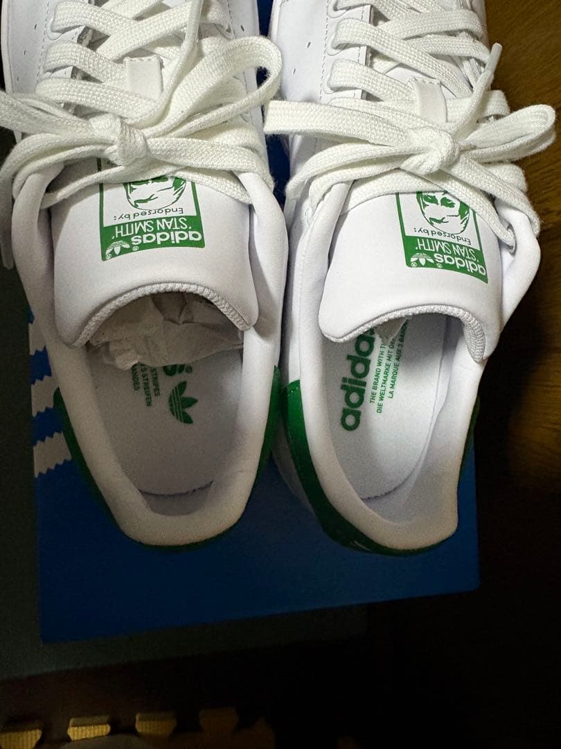 adidas STAN SMITH ホワイト/グリーン 24cm男女兼用　未使用