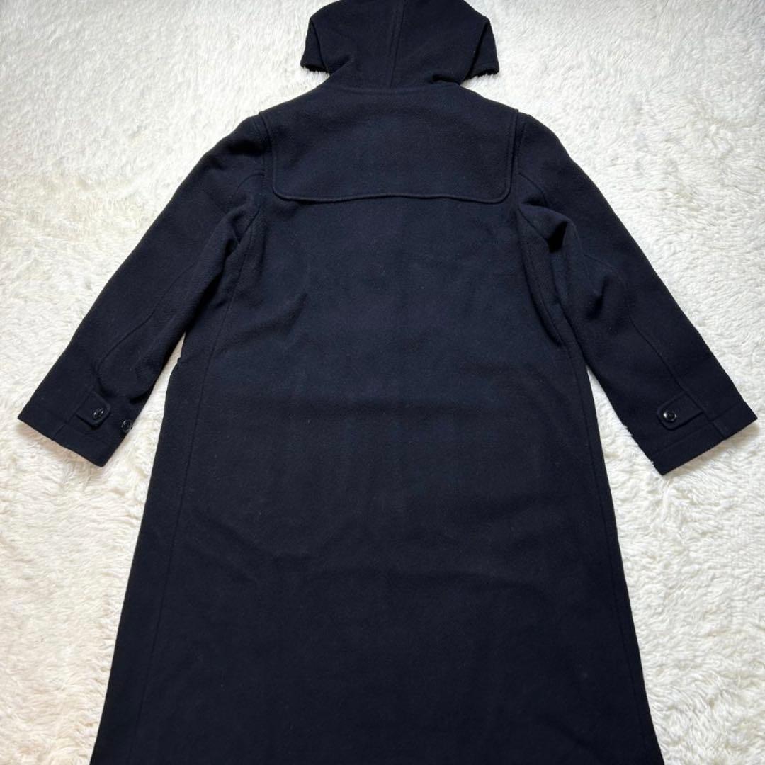 BEAMS BOY メルトンロングダッフルコート ネイビー