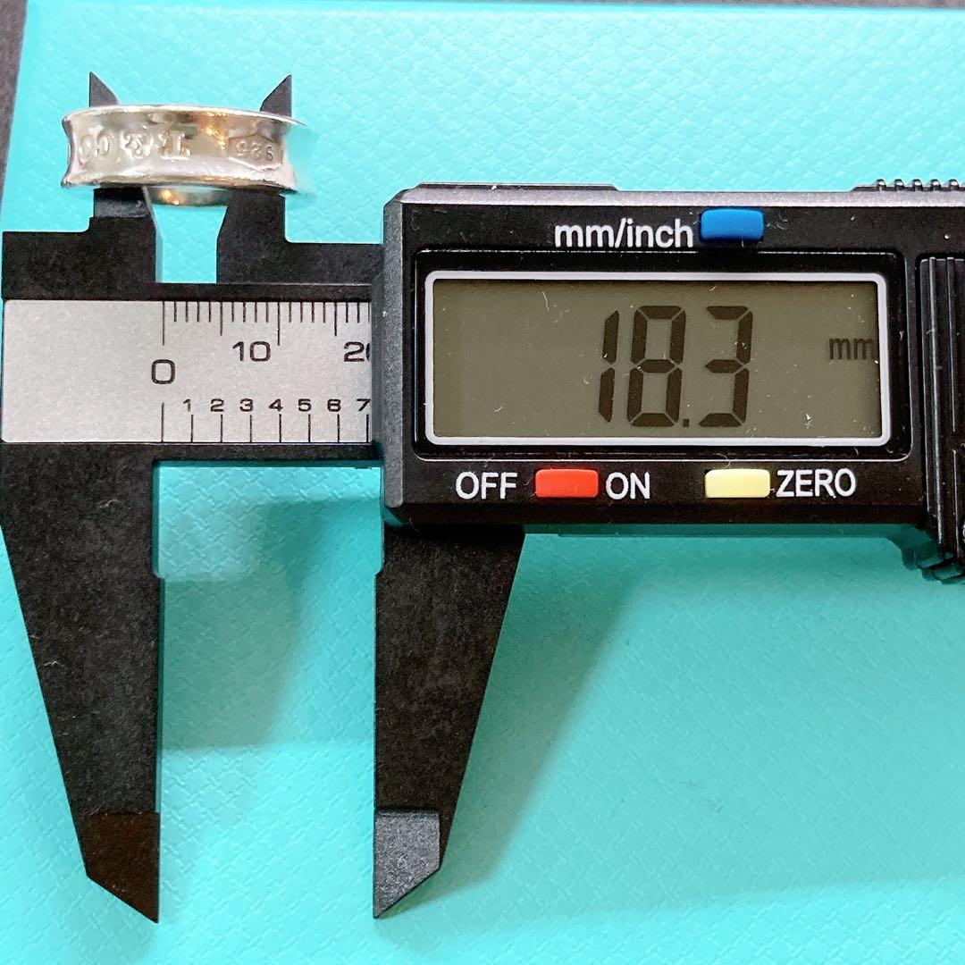 【美品】ティファニー ナロー リング 約17号 925 シルバー 1837