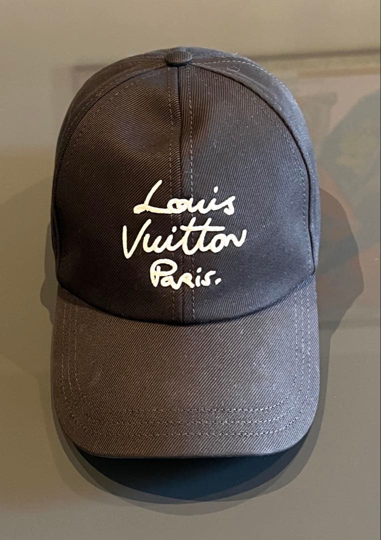 直営店 正規品 LOUIS VUITTONルイ・ヴィトンキャップ・LVスクリプト