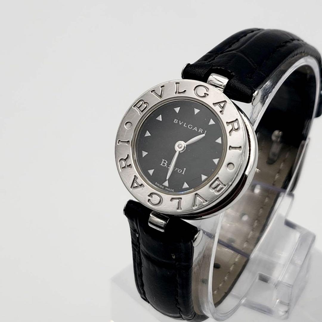 新品ベルト　BVLGARI ブラック文字盤　ビーゼロワン　BZ22S シルバー