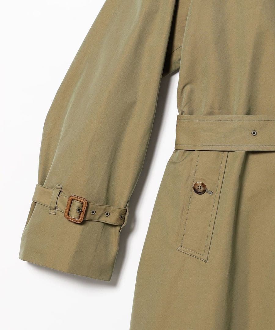 【極美品】BEAMS F ビームス シングル ラグランスリーブ ベルテッドコート