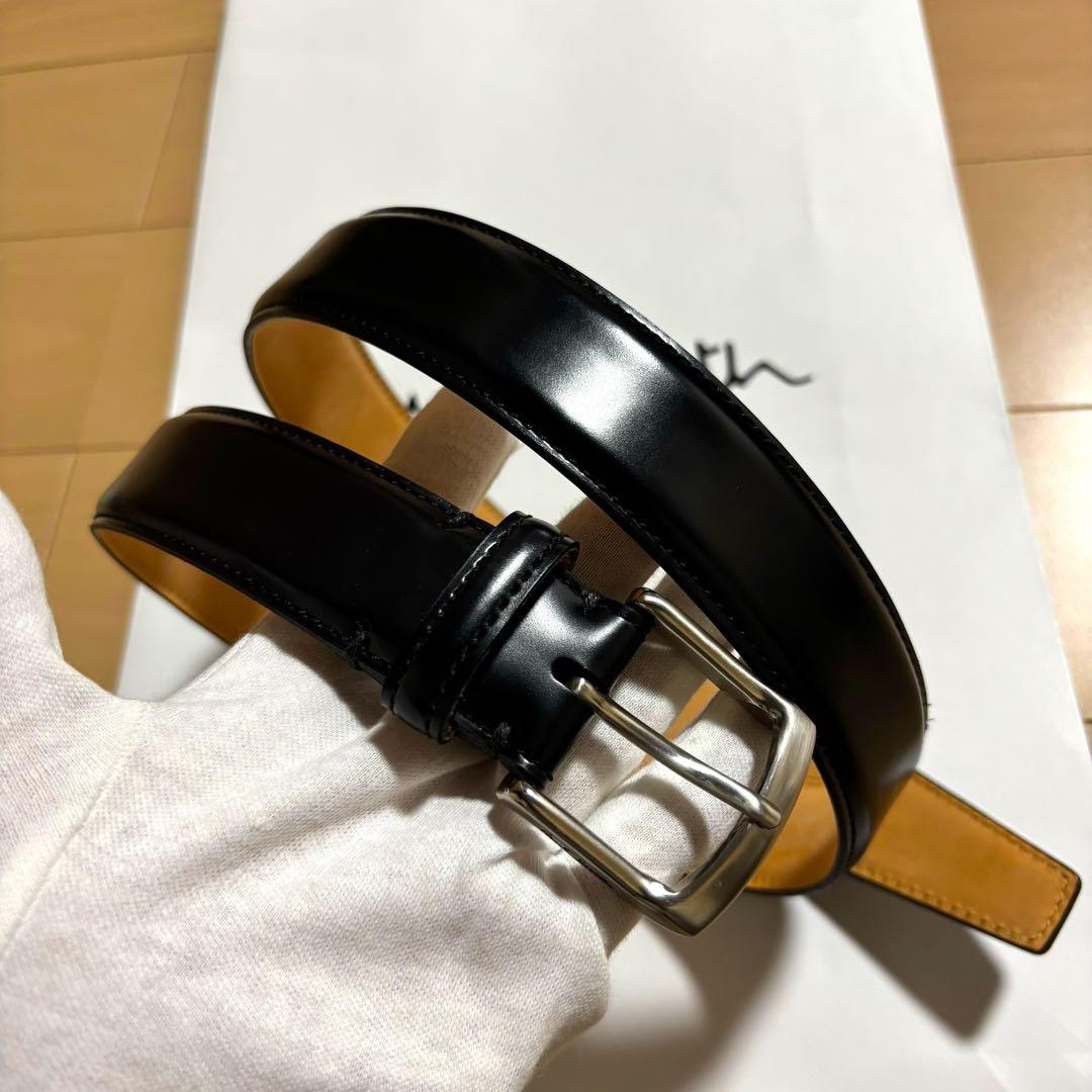Paul Smith 激レア　シェルコードバン　黒　ベルト　Mサイズ　ブラック