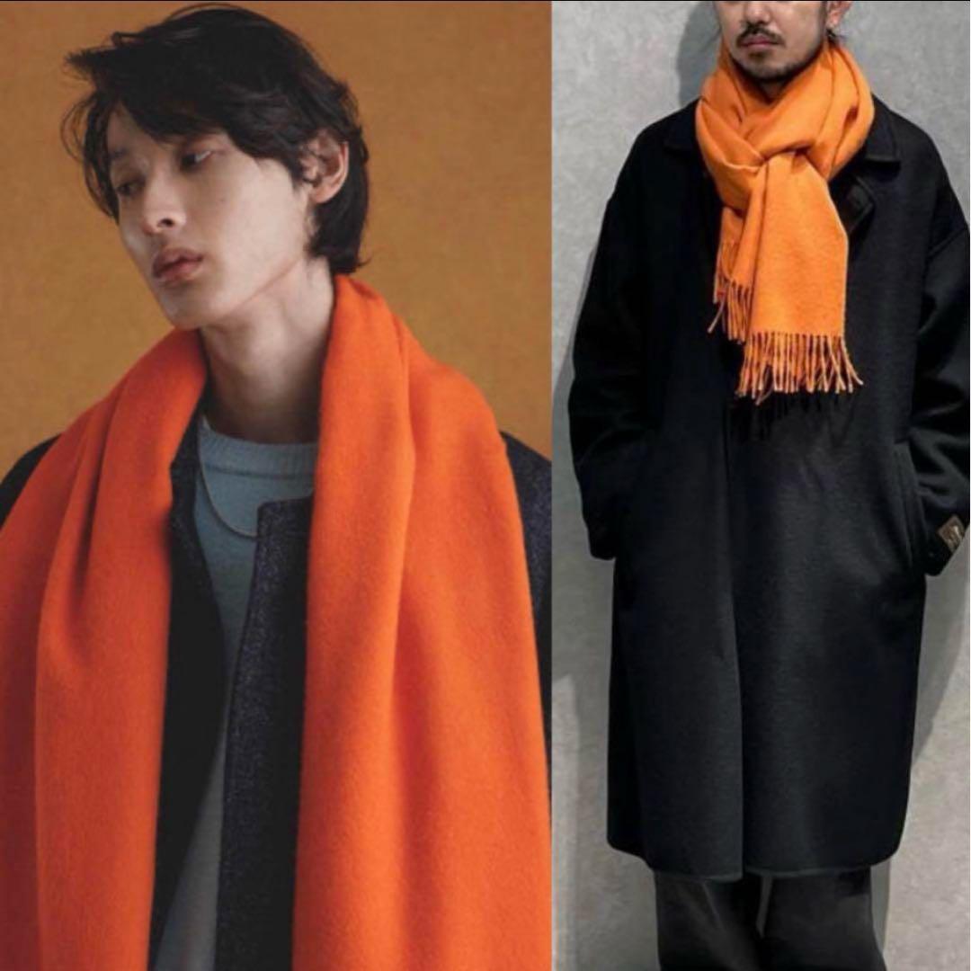 THE INOUE BROTHERS... オレンジマフラー　大判