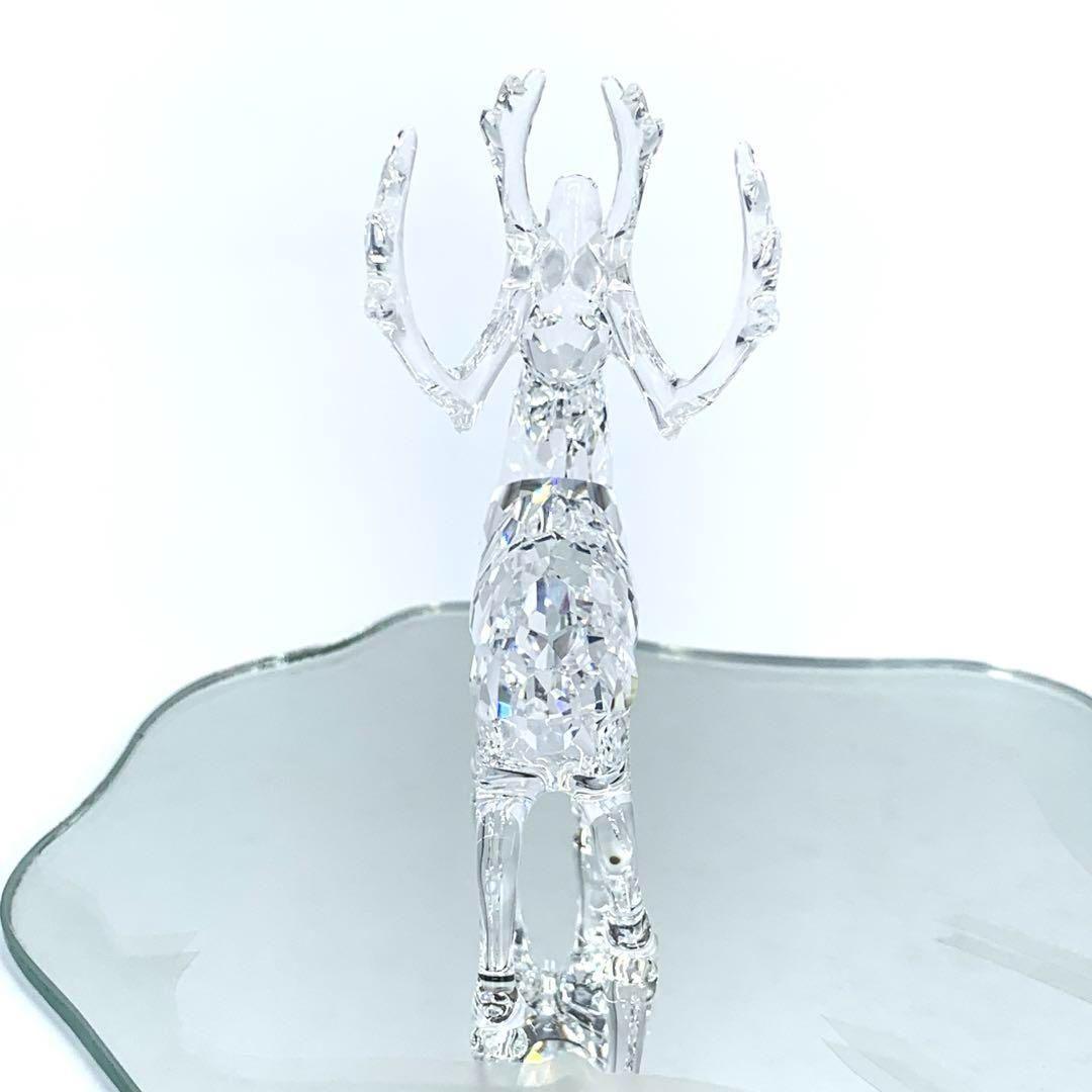 SWAROVSKI スワロフスキー トナカイ クリスタル 台座付き クリスマス