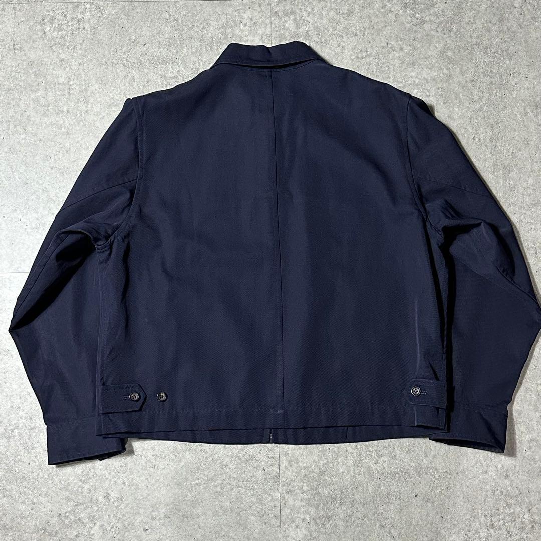 AD1991ローブドシャンブルコムデギャルソン ウール ジップブルゾン ネイビー