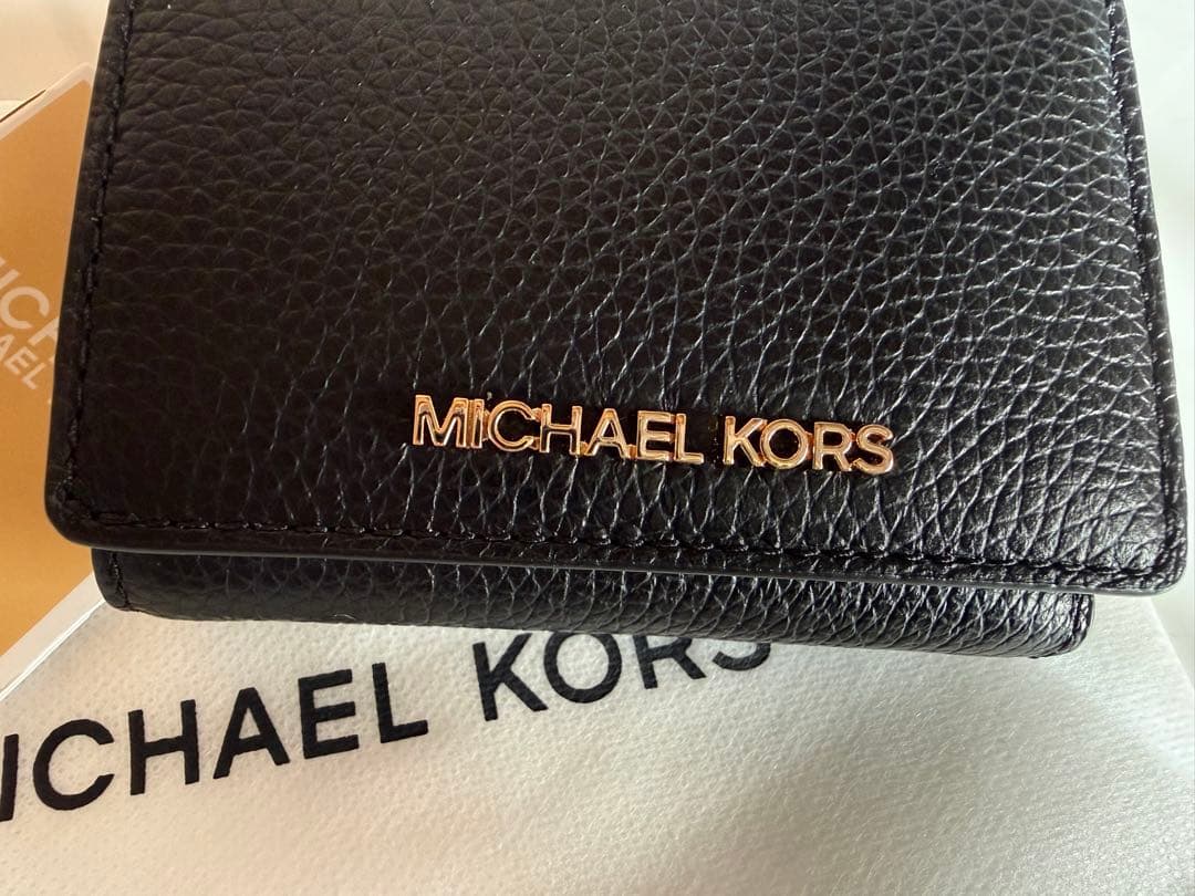 MICHAEL KORS 三つ折り財布 黒