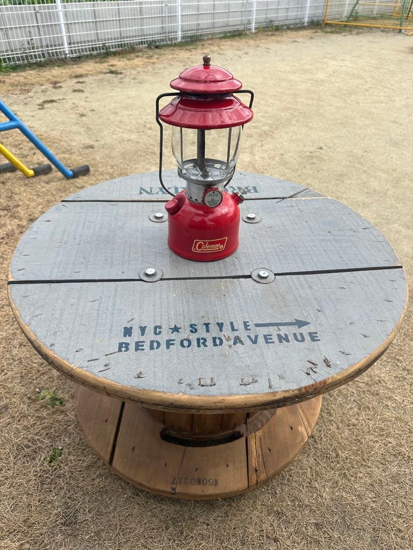 ガレージ男前テーブル BROOKLYN アウトドア　ガーデニング　電線ドラム