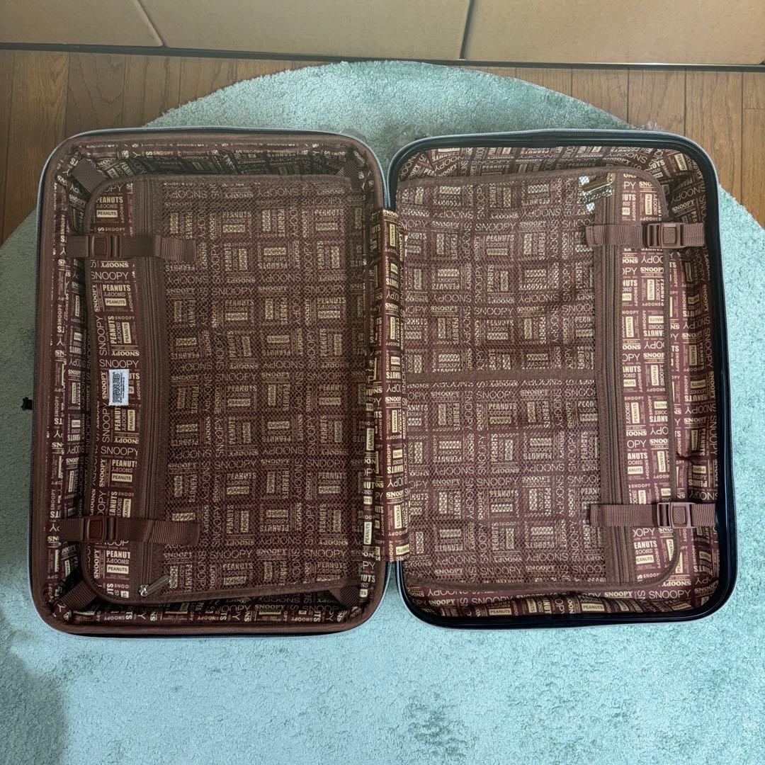 値下げしました‼️ スヌーピー スーツケース ピンク ブラウン