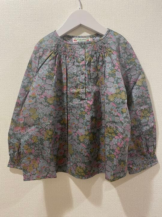 【新品】ボンポワン 2022fw 限定リバティ ブラウス 4A