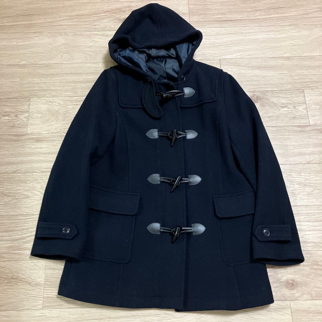 イーストボーイ　Venus ウール混ダッフルコート　ネイビー　11号
