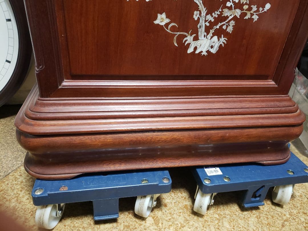 tempus fugit ホールクロック　柱時計