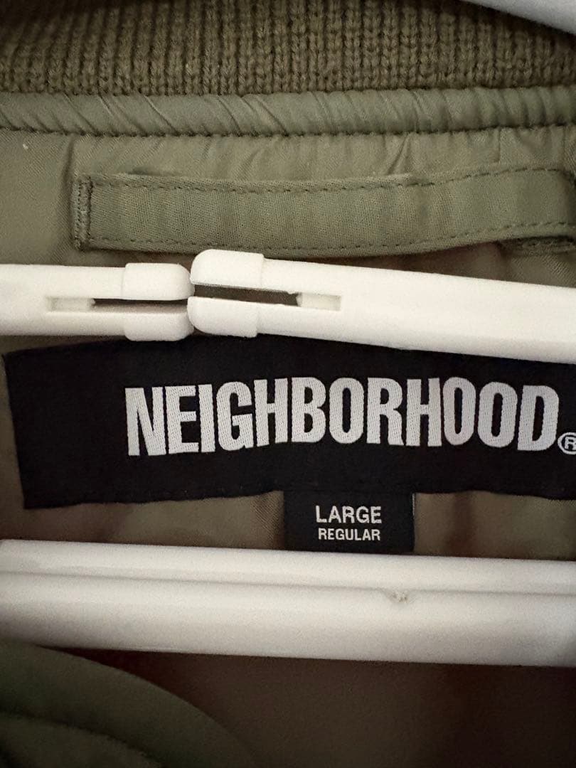 23aw NEIGHBORHOOD MA-1 JACKET カーキ