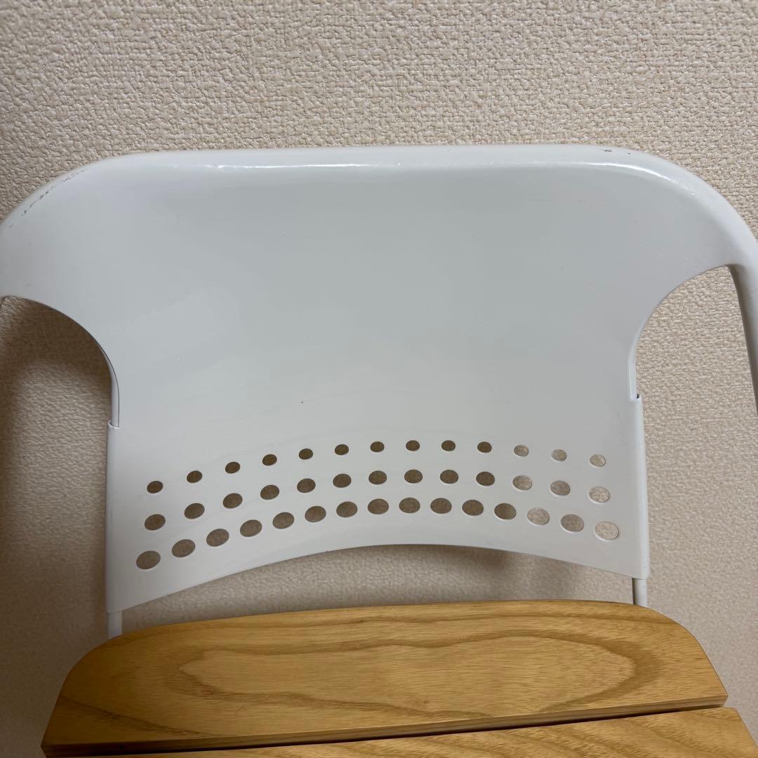 DULTON ダルトン バーチェア ハイチェア 木製座面 白　①