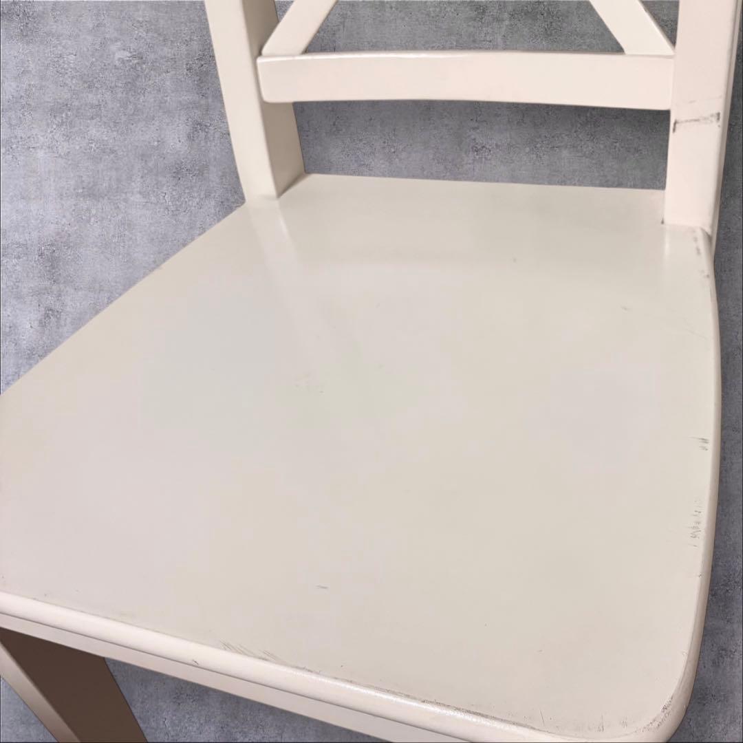 2客セット　IKEA INGOLF イケア　椅子 白 ホワイト　ダイニングチェア