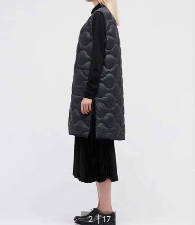 美品　UNIQLO×theoryコラボ　ライトダウンベスト