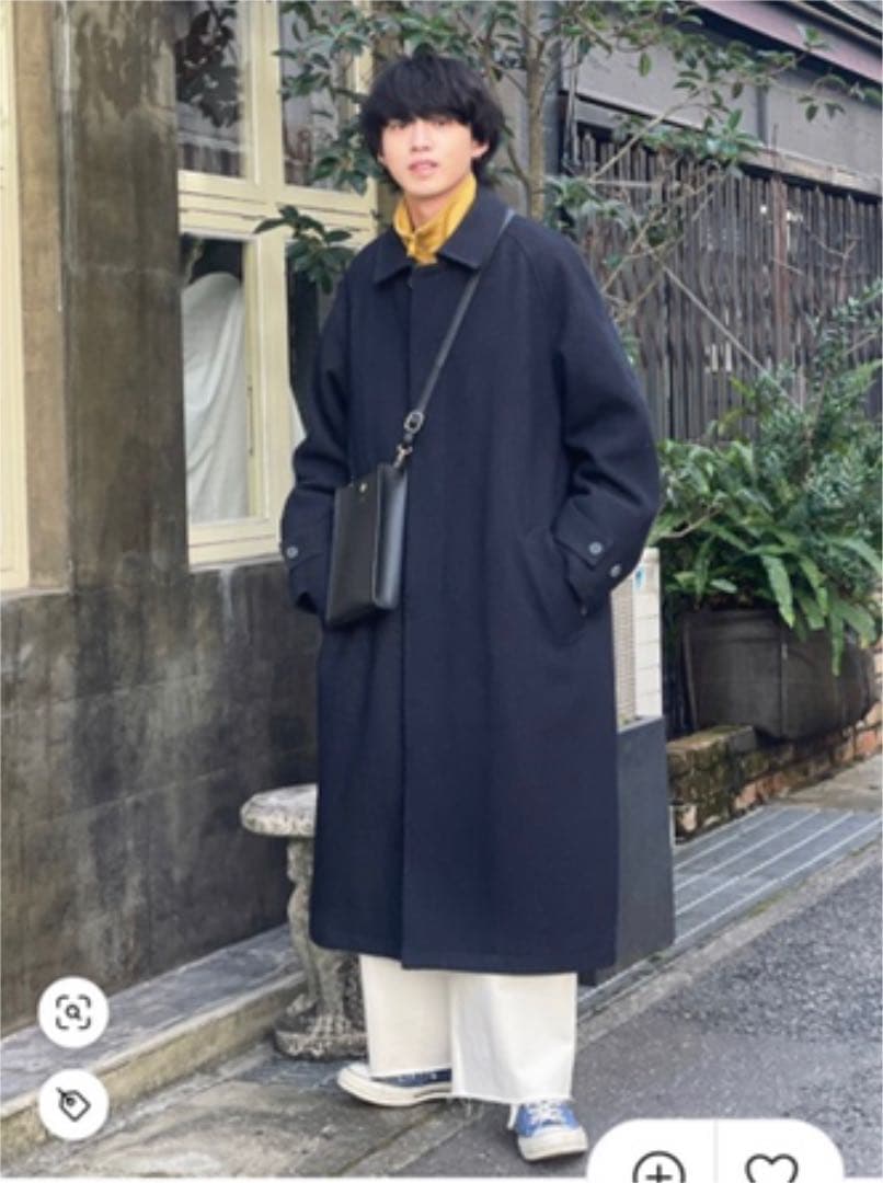 激レア　マルチファブリックオーバーサイズステンカラーコート