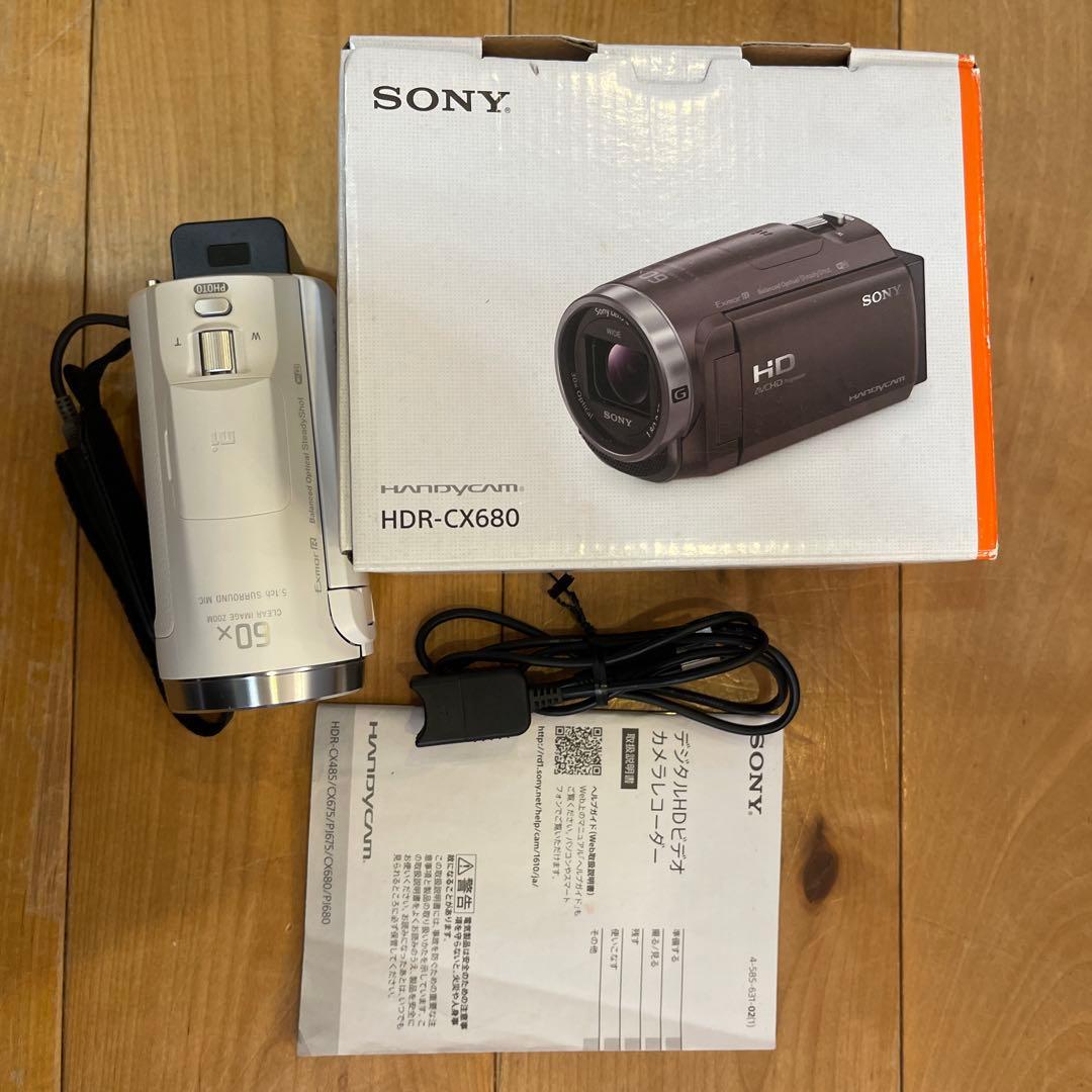 SONY HANDYCAM HDR-CX680 ビデオカメラ【訳あり•美品】