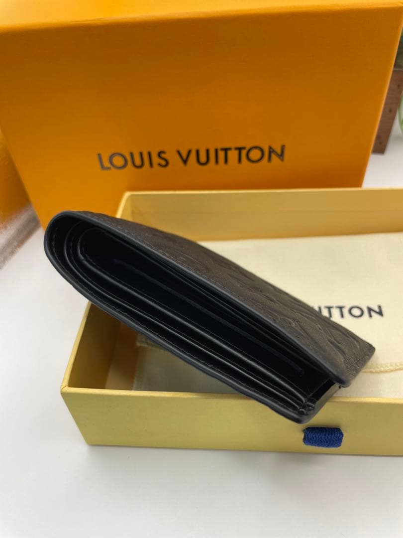 【美品】LOUIS VUITTON ポルトフォイユ・ミュルティプル 2つ折り財布
