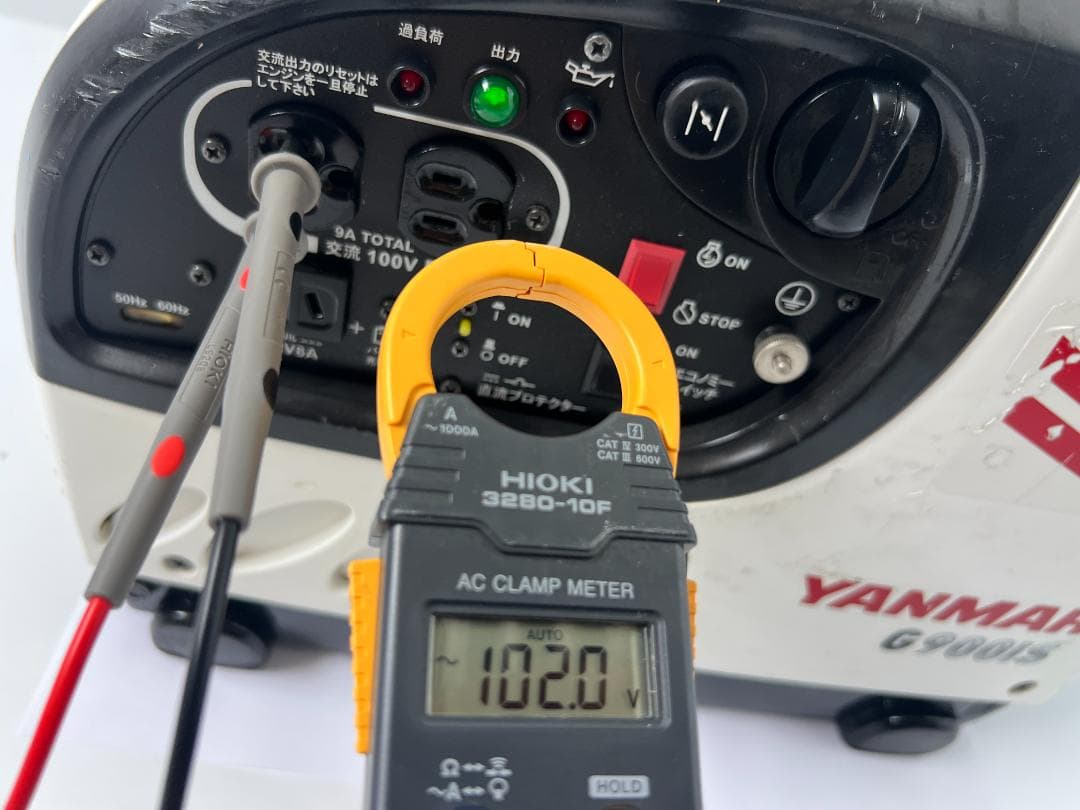 第*社様 【動作良好・保証付】ヤンマー インバーター発電機 G900iS2★軽量
