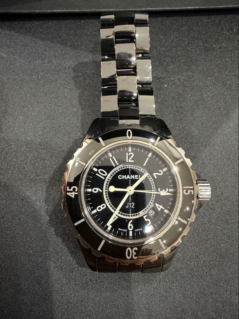 年末SALE CHANEL J12 33ミリ　電池新品　H0682 レディース