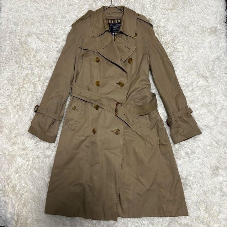 90s BURBERRY バーバリー トレンチコート ノバチェック 男女兼用