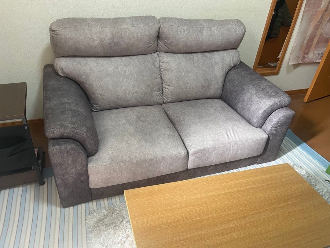 10万超えの座り心地が良い2.5人幅148cm　ゆったりソファー