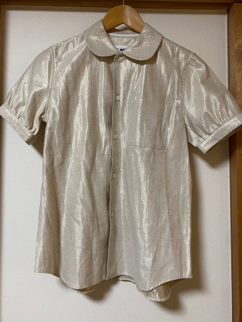 JUNYA WATANABEジュンヤワタナベコムデギャルソン半袖シャツ ゴールド