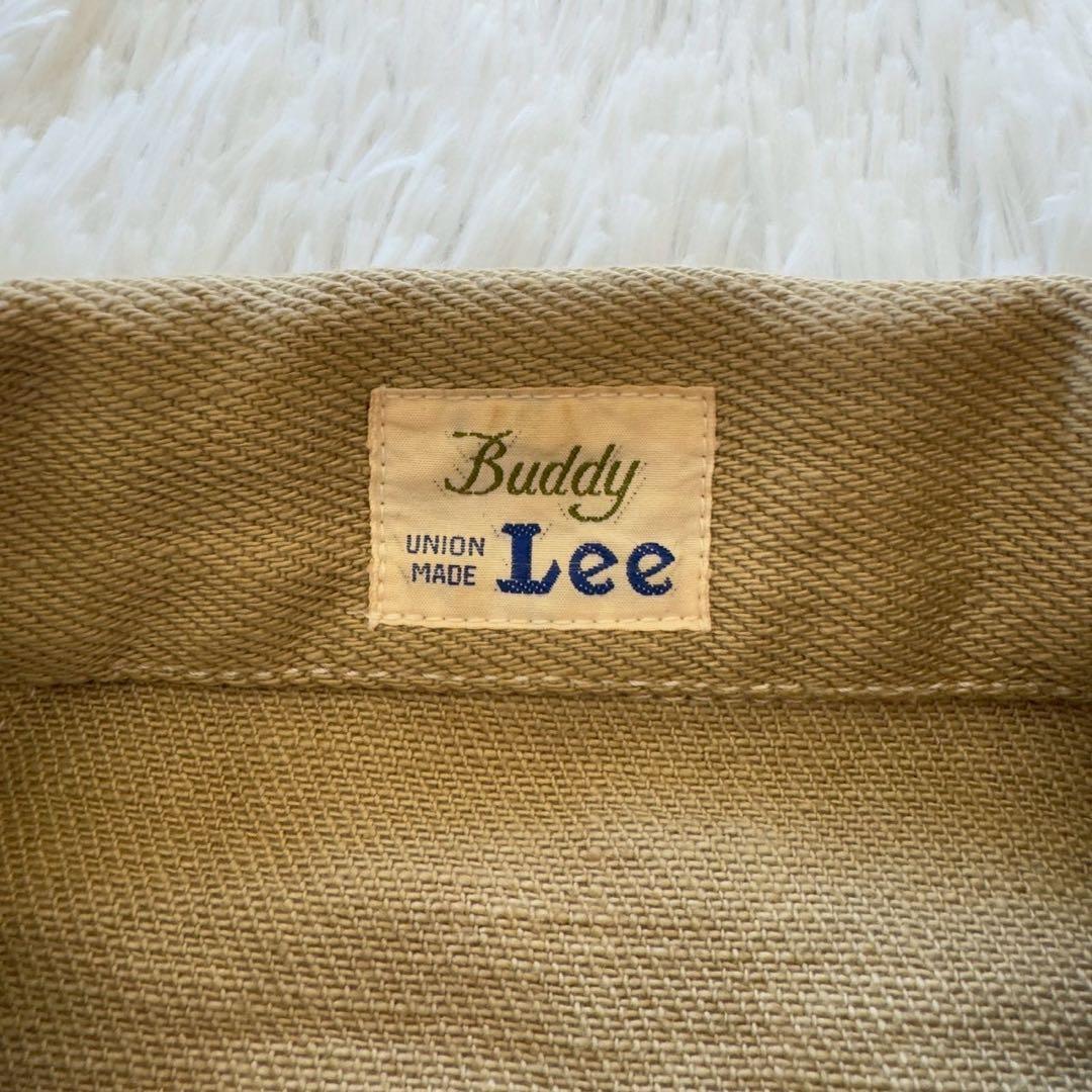 レア✨Buddy Lee デニムジャケット　シャツ　デカボタン　ベージュ　M