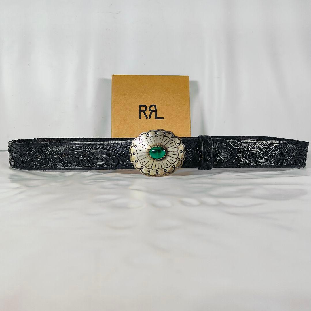 【極上ヴィンテージ品】PRL ラルフローレン　高級ターコイズコンチョドレスベルト