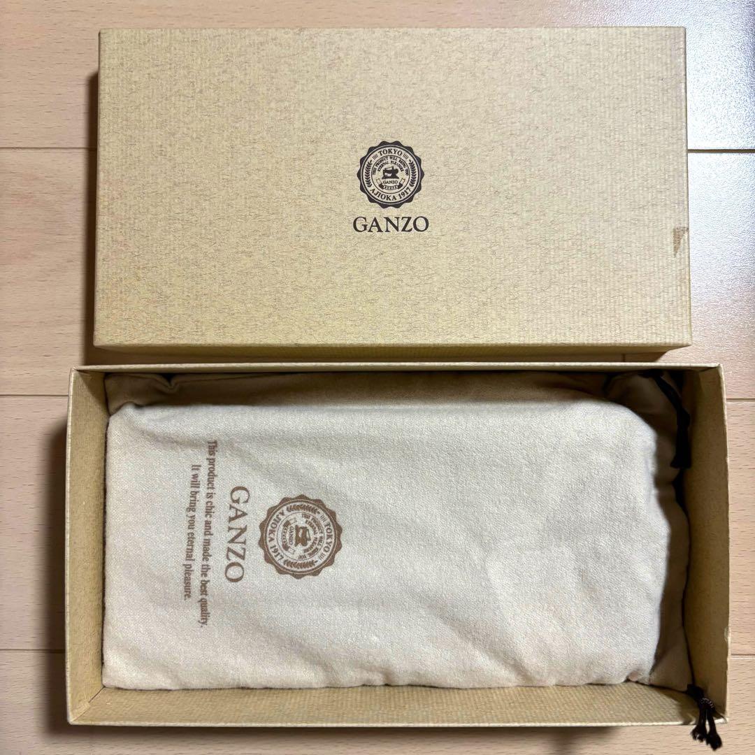超激レア　ガンゾ　ganzo コードバン　長財布　ラウンドジップ　黒　完売品