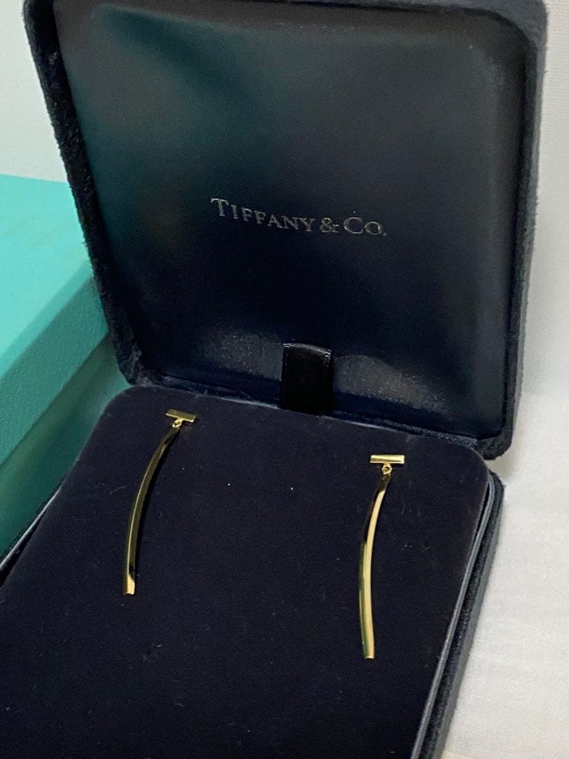 Tiffany ティファニー　ピアス　Tバー