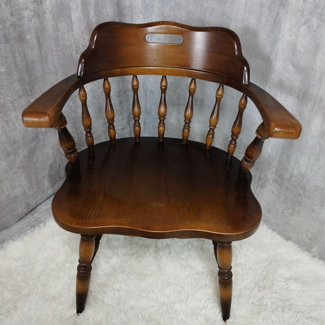 飛騨家具　キツツキ　ウィンザーアームチェア　キャプテンチェア　6脚セット①