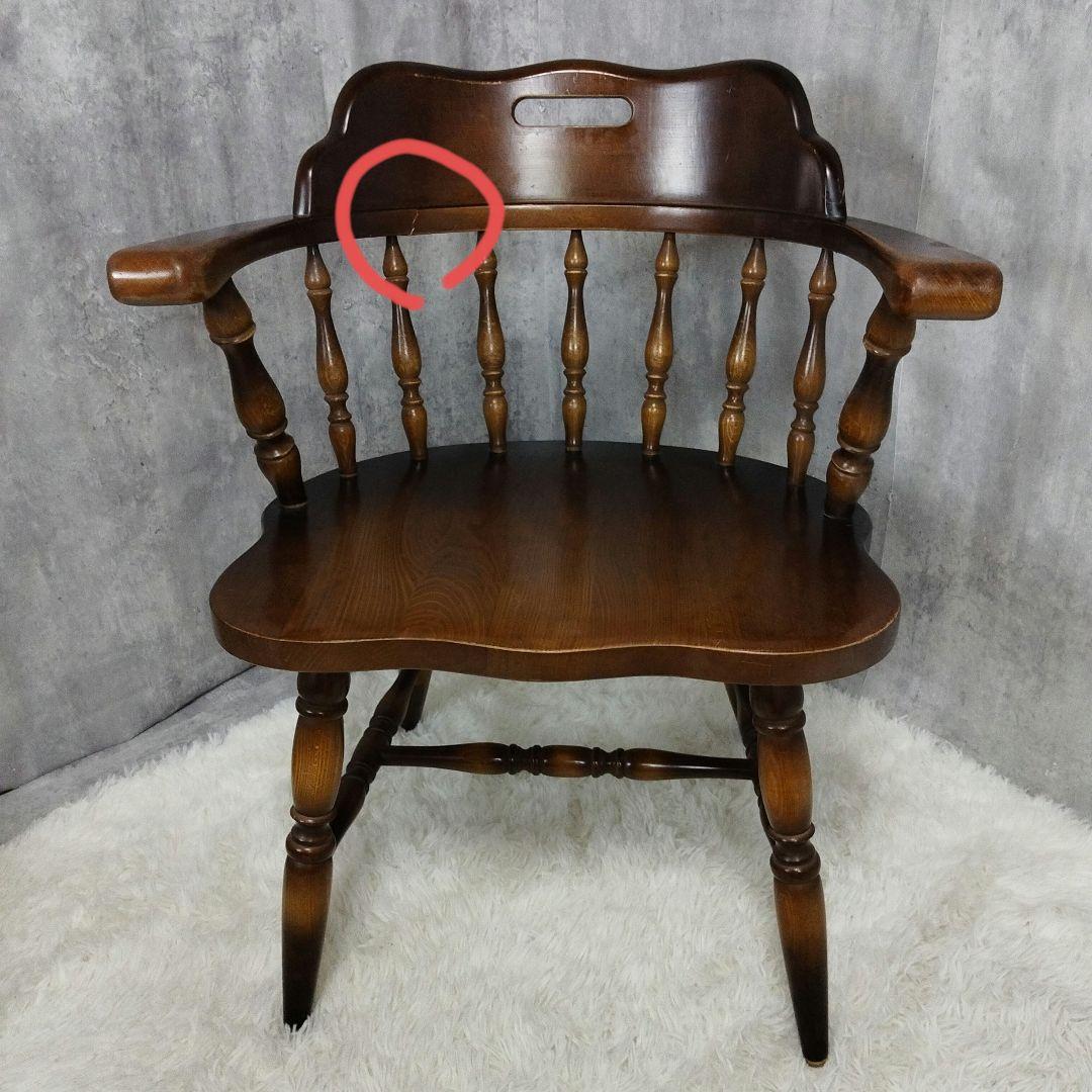 飛騨家具　キツツキ　ウィンザーアームチェア　キャプテンチェア　6脚セット①