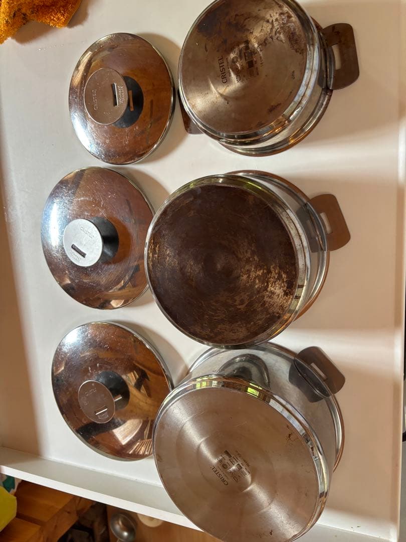 さ*こ様 CRISTEL 両手鍋 3個セット ［値下げしました］